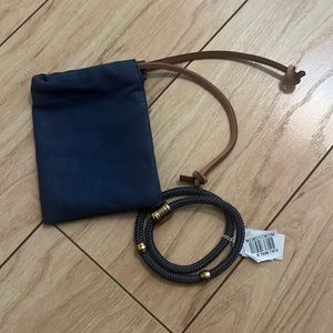 Miansai men’s navy bracelet